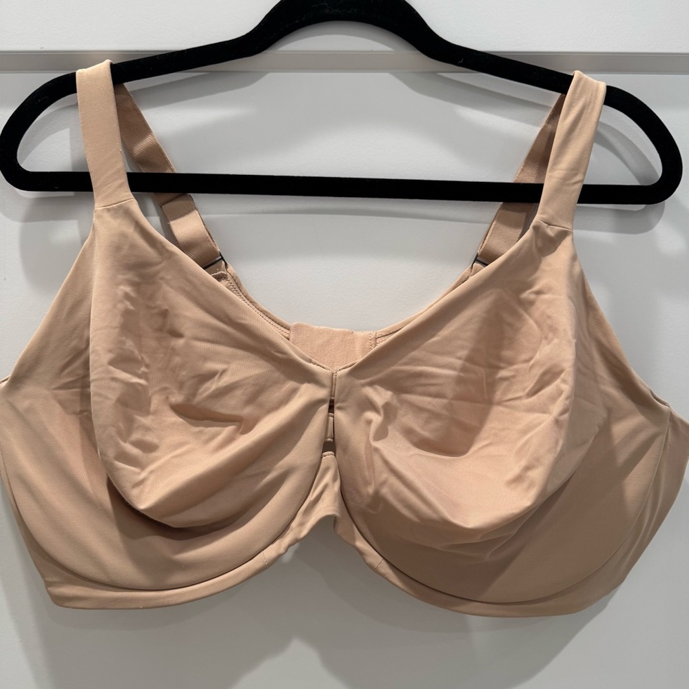 SPANX | Nude Beige Low Profile Full Coverage Minimizer Bra- Size 42DD - Picture 3 of 15